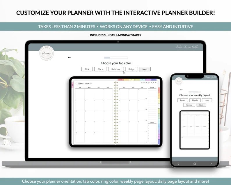 Digital Planner, Goodnotes Planner, iPad Planner, Notability Planner, Dated Digital Planner, 2023 2024 2025 Undated Planner - LilyNotion | Best Notion Template