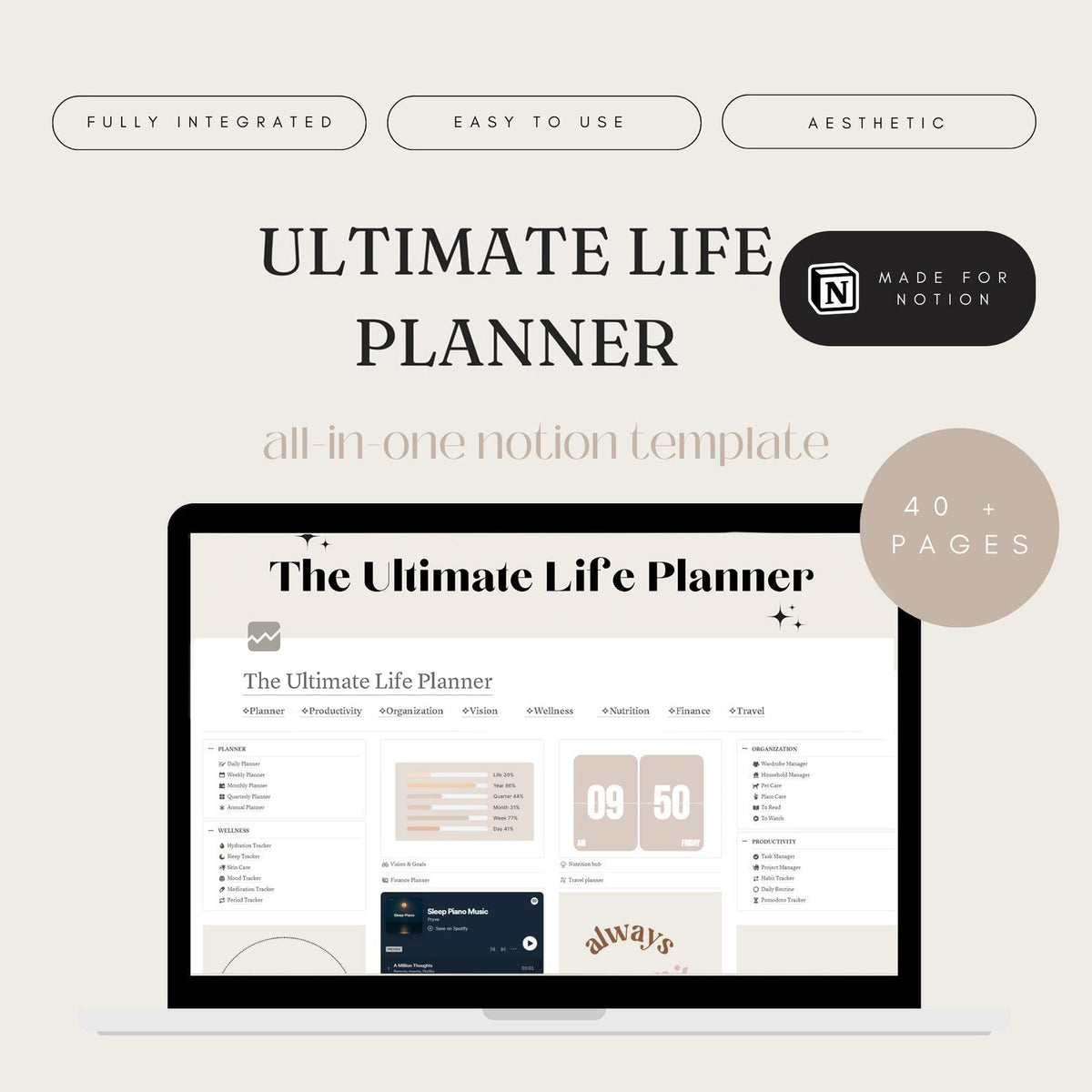 Notion Ultimate Life Planner